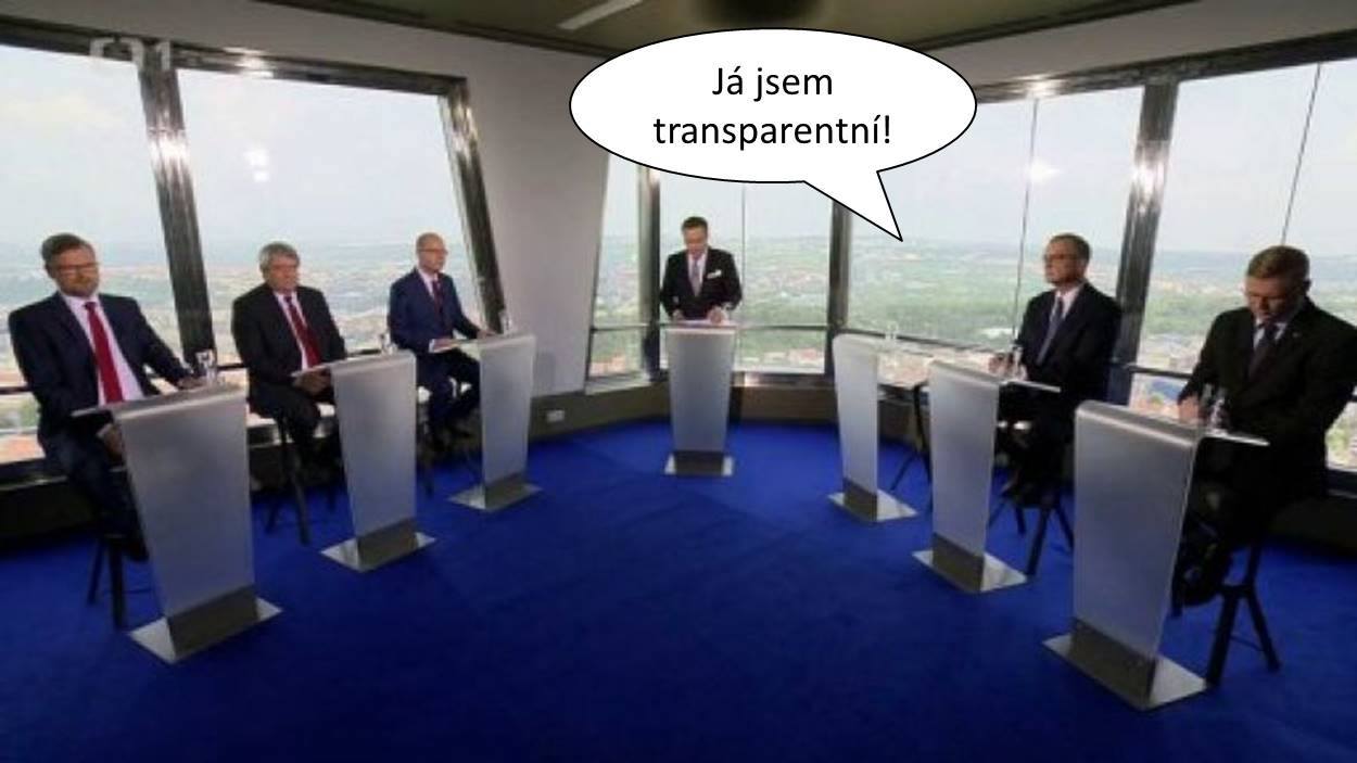 Obrázek babis je transparentni politik