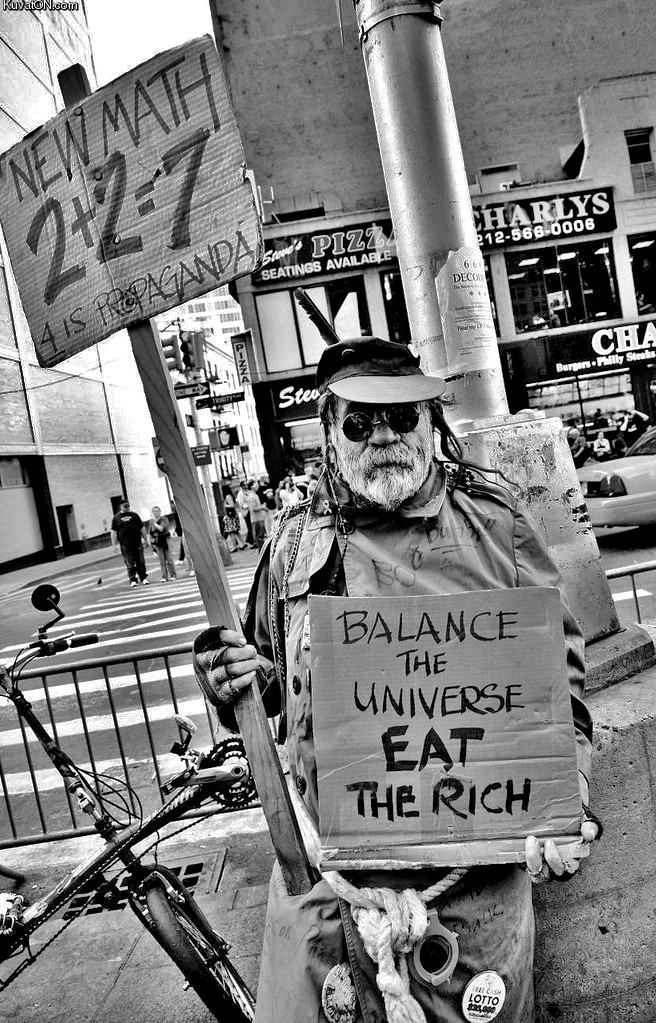 Obrázek balance the universe eat the rich