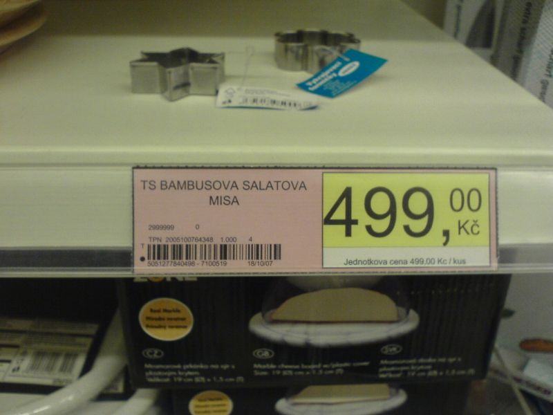 Obrázek bambusova salatova misa TESCO