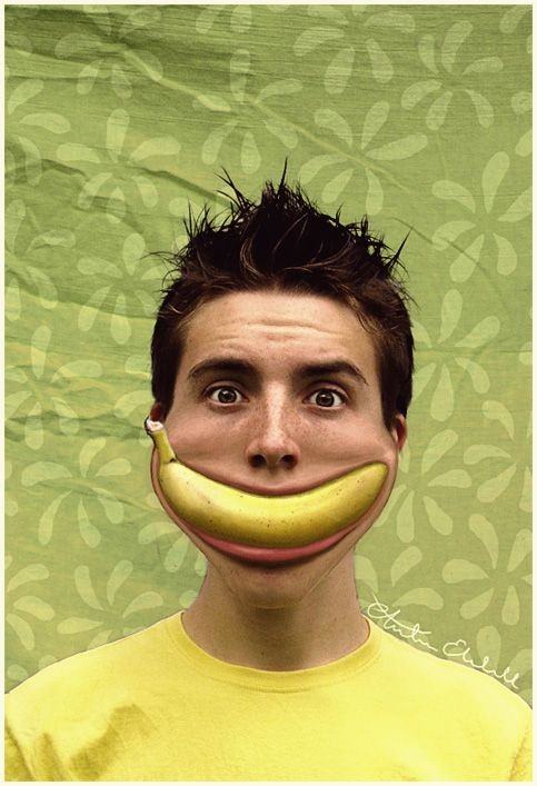 Obrázek bananovej usmev