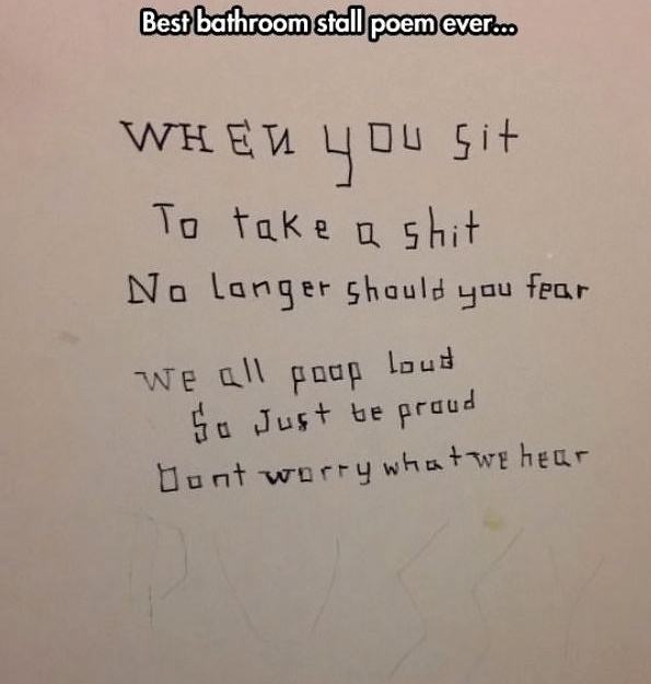 Obrázek bathroom poetry