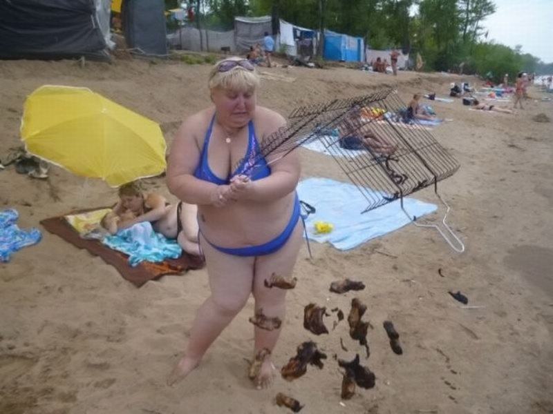 Obrázek beach fail. 