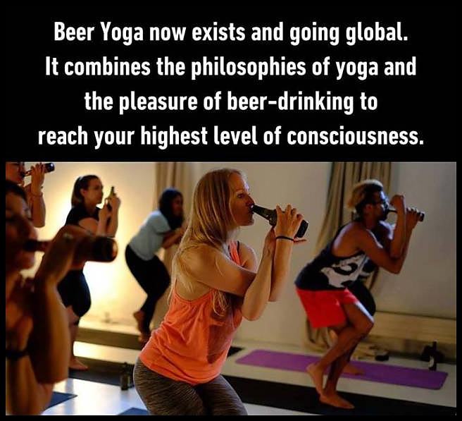Obrázek beer yoga