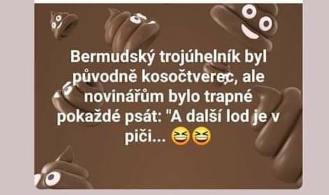 Obrázek bermudsky trojuhelnik byl kosoctverec