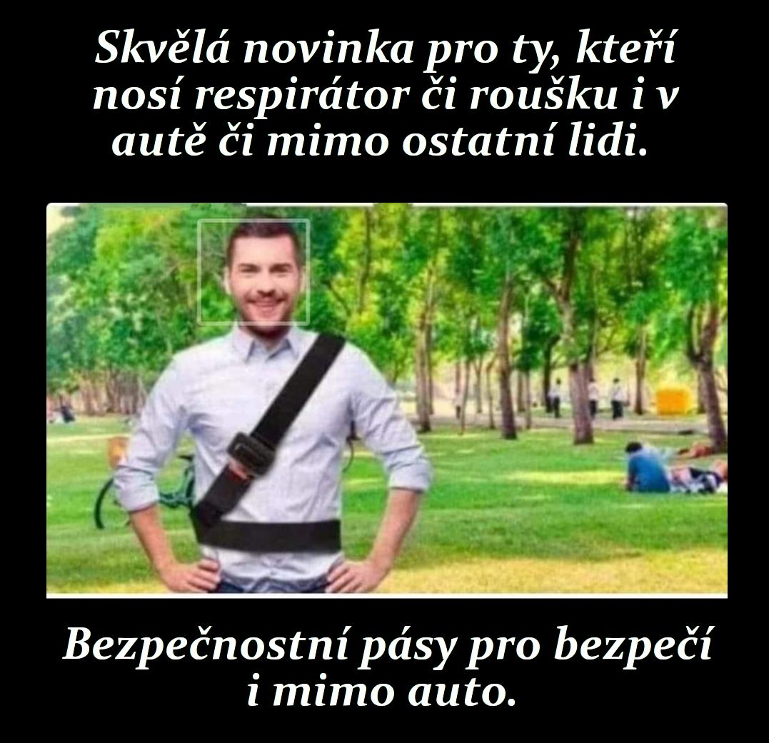 Obrázek bezpecnostni pasy jako rousky