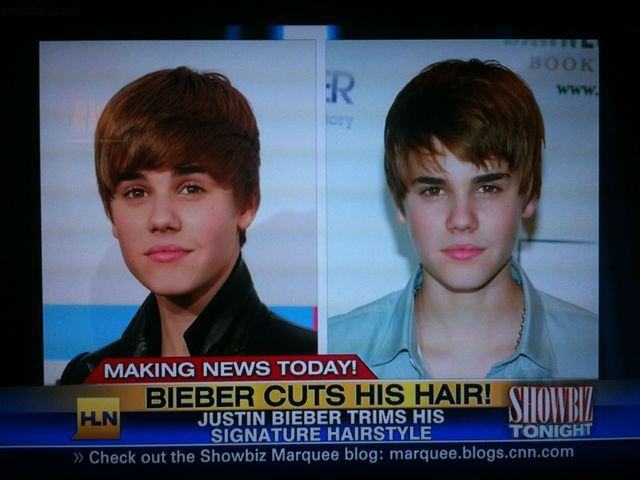 Obrázek bieber haircut