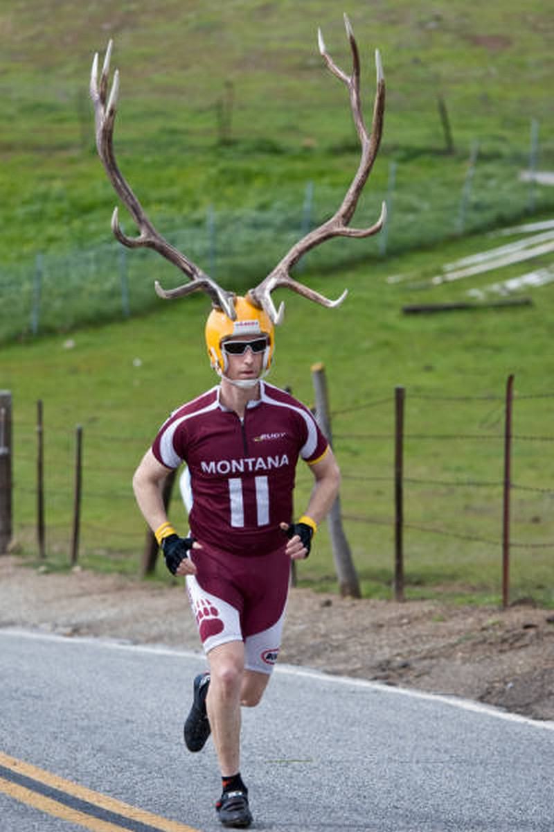 Obrázek bike helmet with antlers