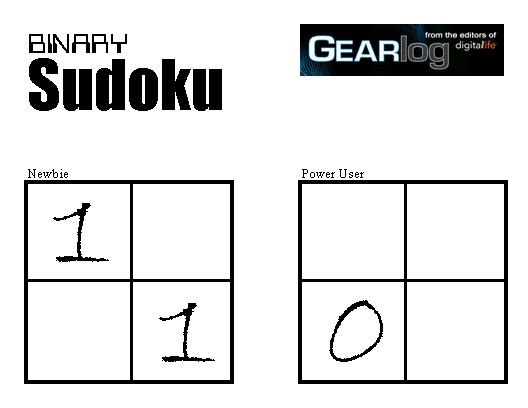 Obrázek binary sudoku