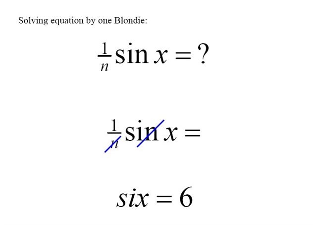 Obrázek blonde equation