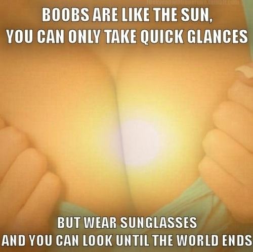 Obrázek boobs are like sun