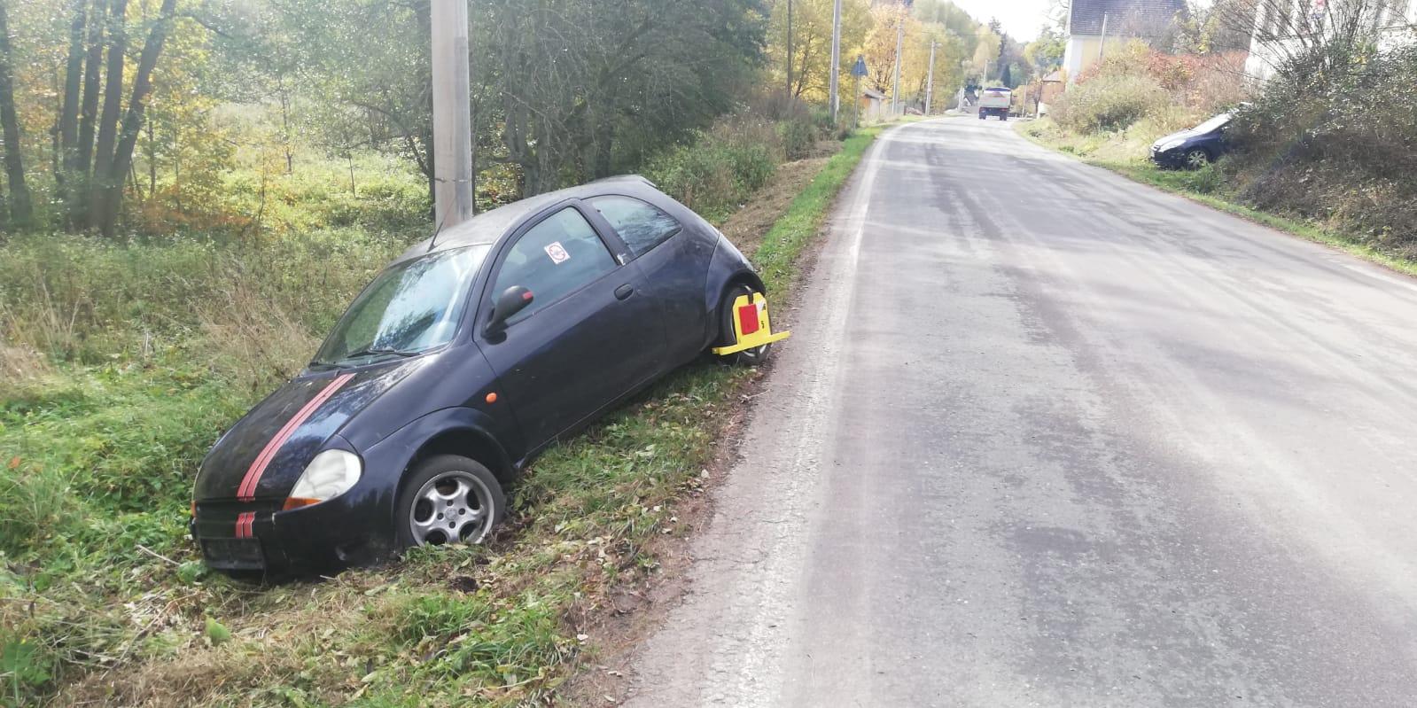 Obrázek bota v prikopu