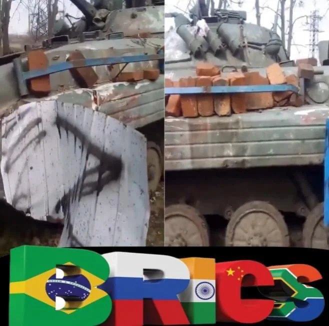 Obrázek brics chrani ruske tanky