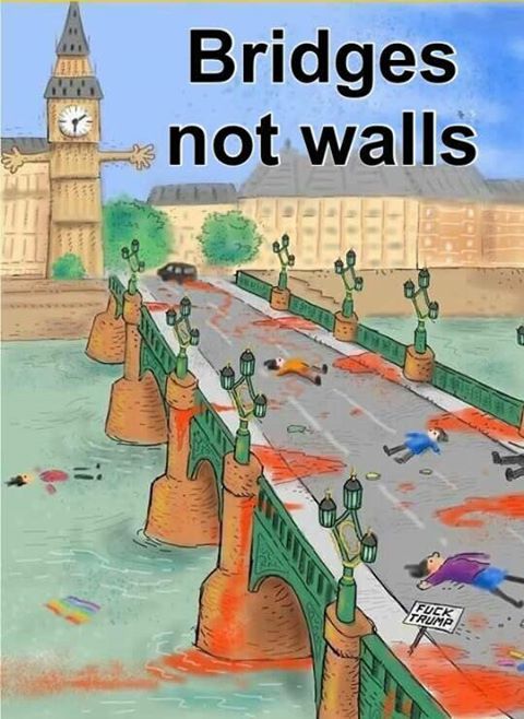 Obrázek bridges not walls