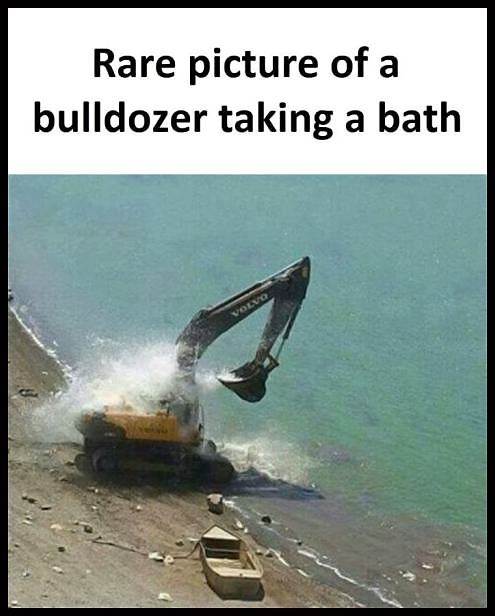 Obrázek bulldozer-bath