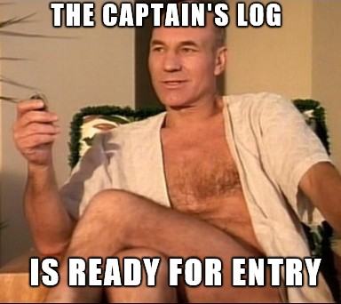 Obrázek captains log 