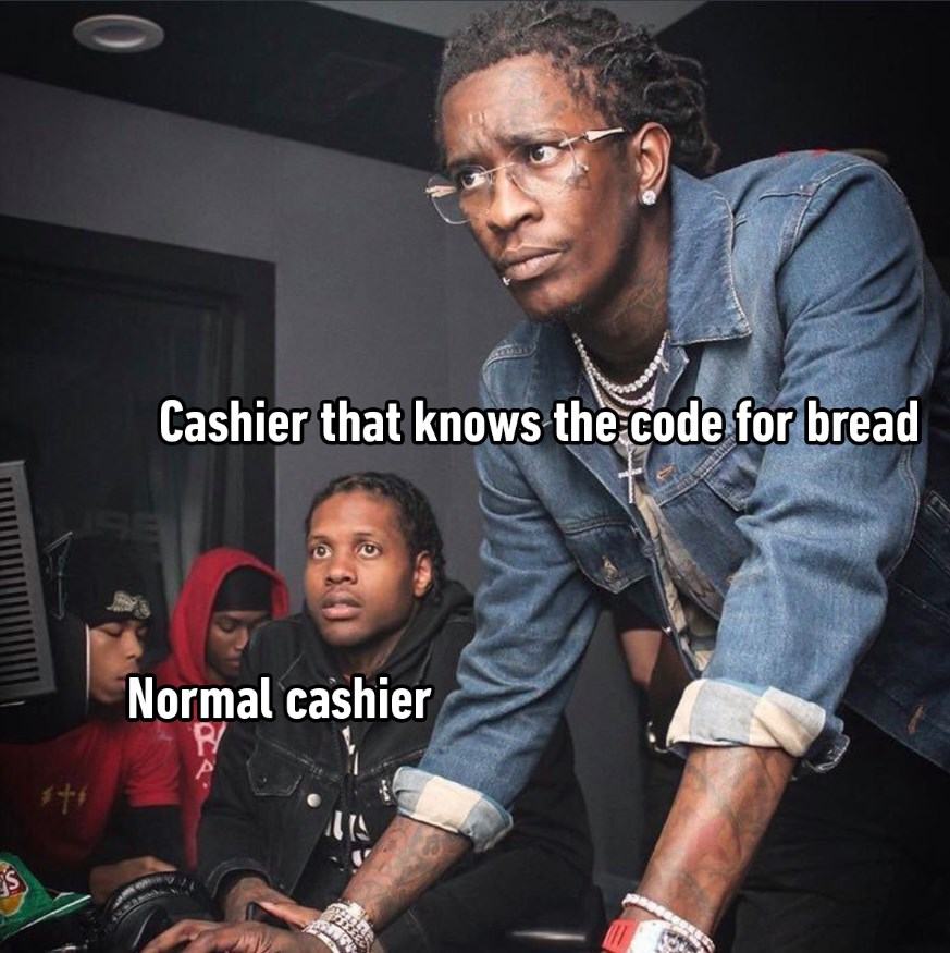 Obrázek cashier who knows code