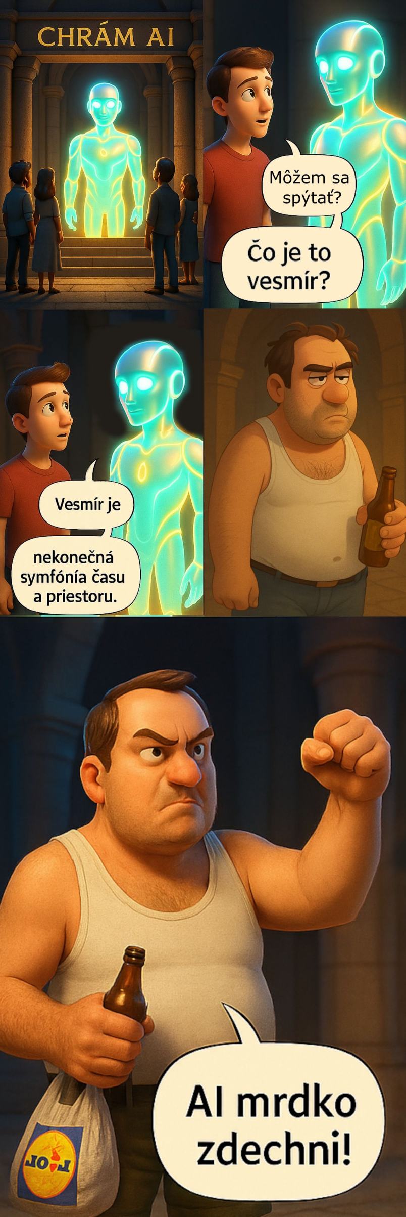 Obrázek cechaczek a AI