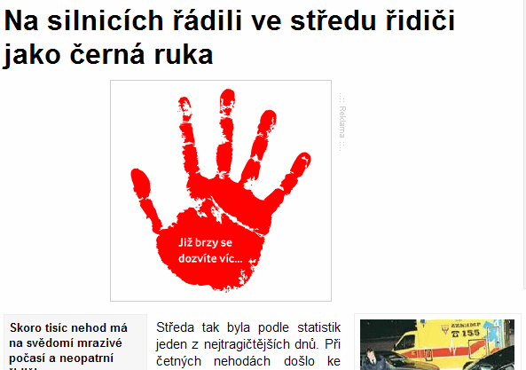 Obrázek cervena ruka