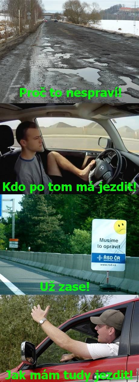 Obrázek cesky ridic je debil