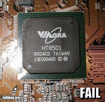 Obrázek chip fail