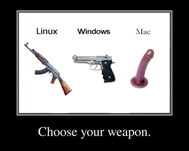 Obrázek choose your weapon