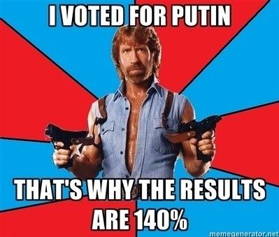 Obrázek chuck voted for putin