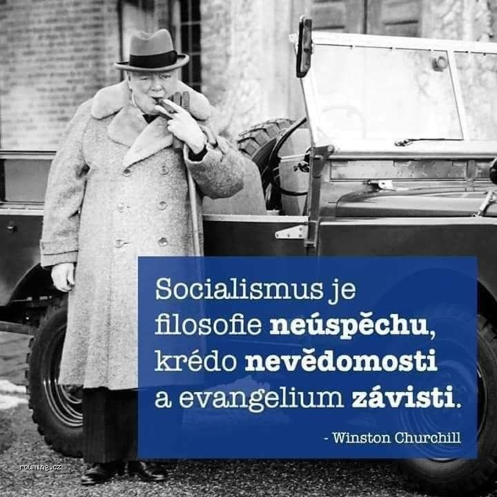 Obrázek churchil about Socialism