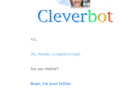 Obrázek cleverbot-iam-your-father