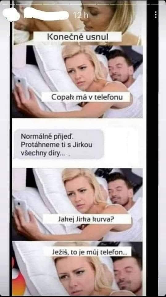 Obrázek co si pise s klukama