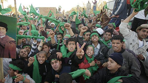 Obrázek co v tv a novinach neuvidite - Libyjsky lid podporujici Kaddafiho