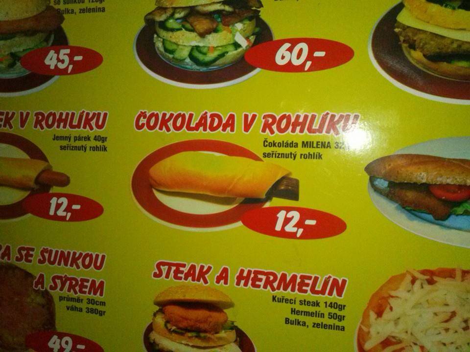 Obrázek cokolada v rohliku