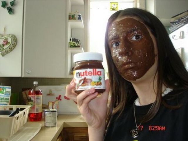 Obrázek cokoladova pletova maska