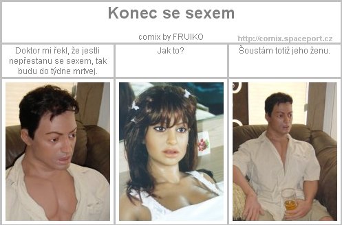 Obrázek comix-Konec se sexem