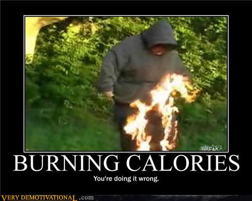 Obrázek demotivational-burning-calories