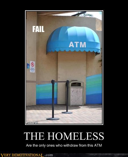 Obrázek demotivational-posters-the-homeless