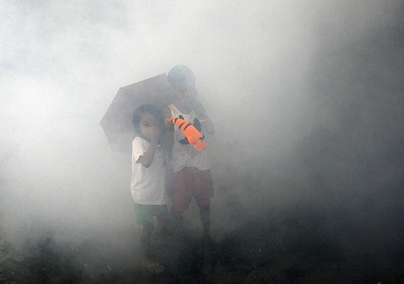Obrázek deti a smog