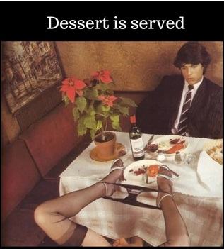 Obrázek dezert v luxusni restauraci