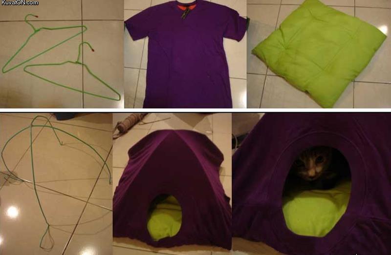 Obrázek diy cat tent