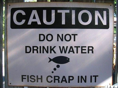 Obrázek do not drink water