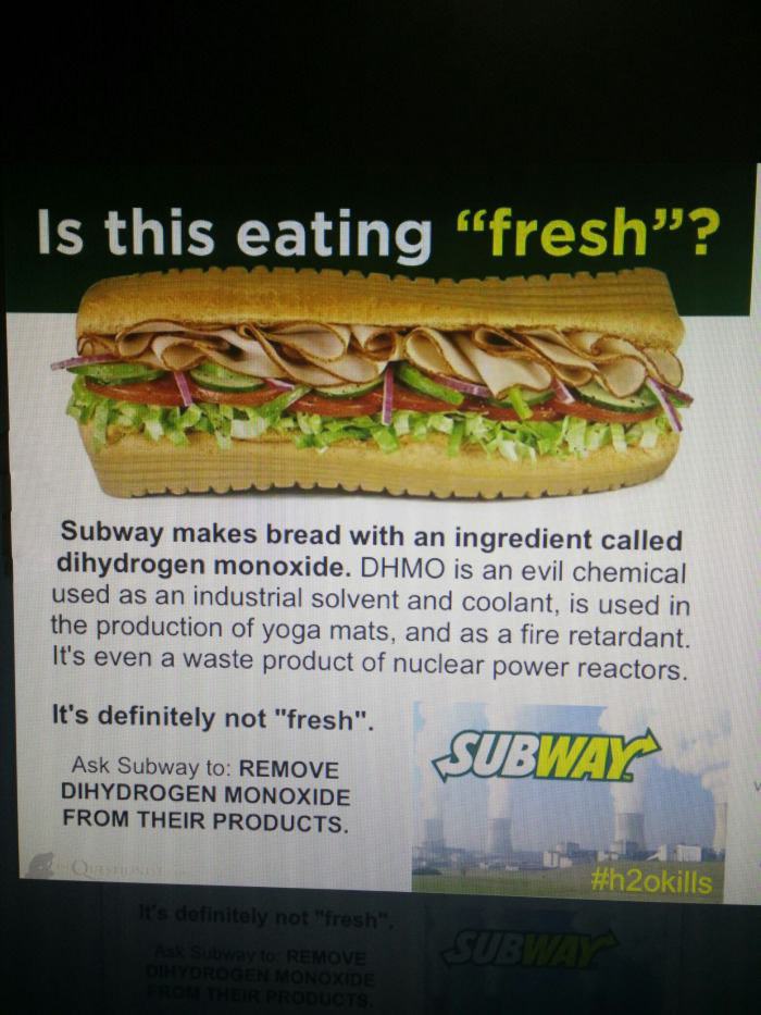 Obrázek do not eat subway
