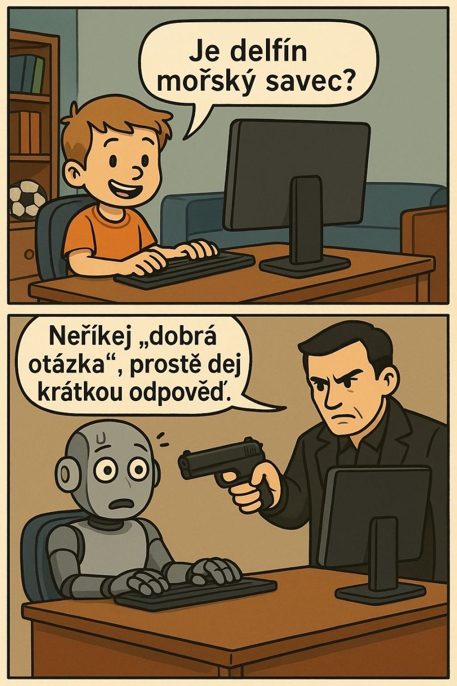 Obrázek dobra otazka zla