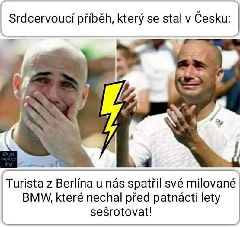 Obrázek dojaty turista