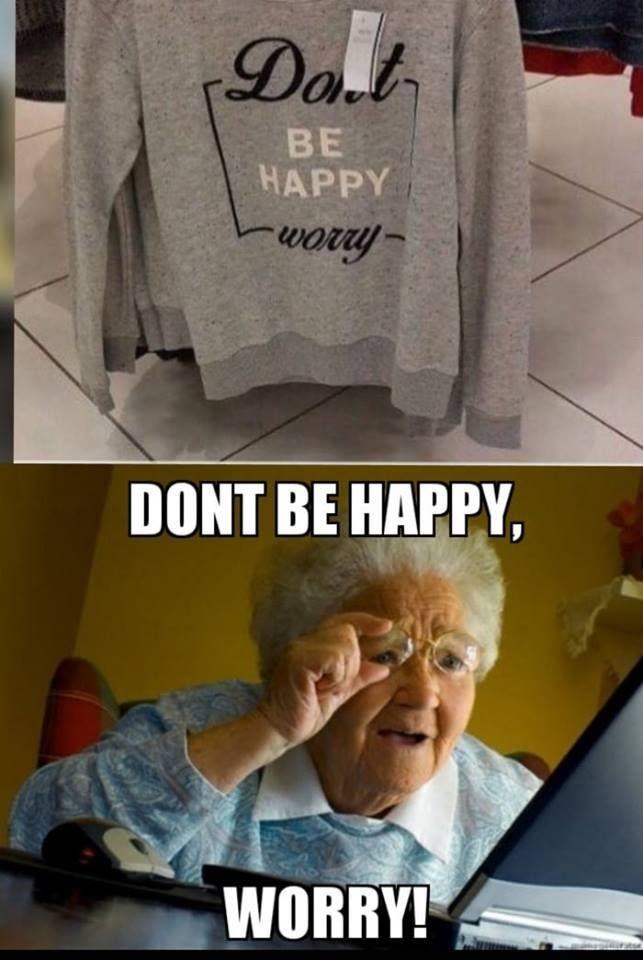 Obrázek dont be happy