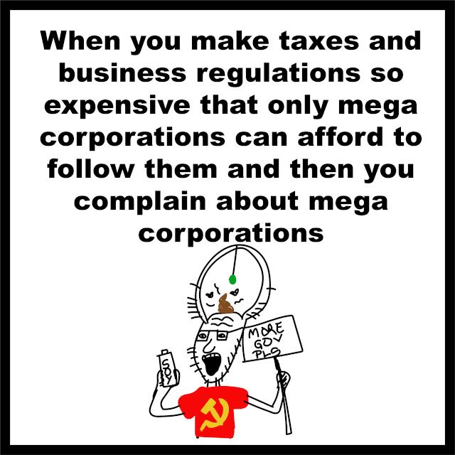 Obrázek dont fight corporations with regulations