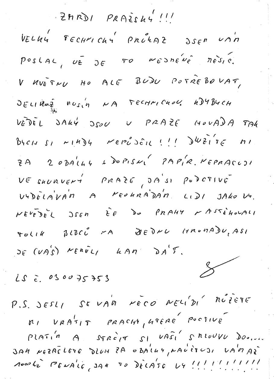 Obrázek dopis