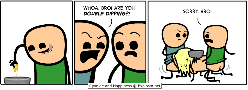 Obrázek double-dipping
