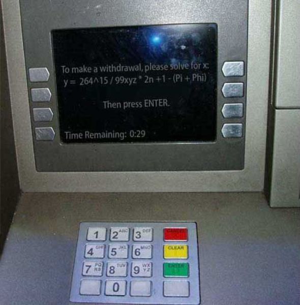 Obrázek drsnej bankomat