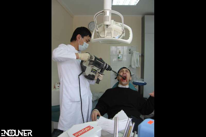 Obrázek drsnej dentista