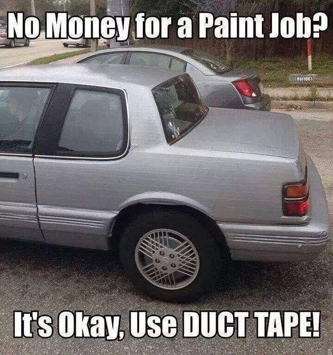 Obrázek duct tape paint job