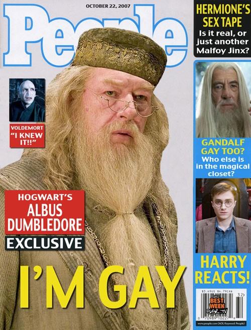 Obrázek dumbledore I m gay